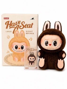 Pop Mart Authentic Secret Have A Seat Labubu Duoduo Plush Pendant